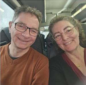 Lisbeth Marie Kvist og John Peter Nielsen Kvist i Tour Djurs bussen